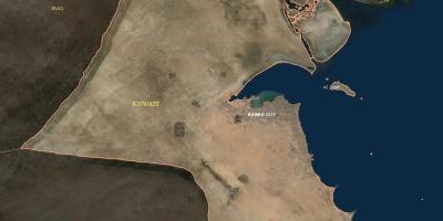 نقشہ کویت کے سیٹلائٹ